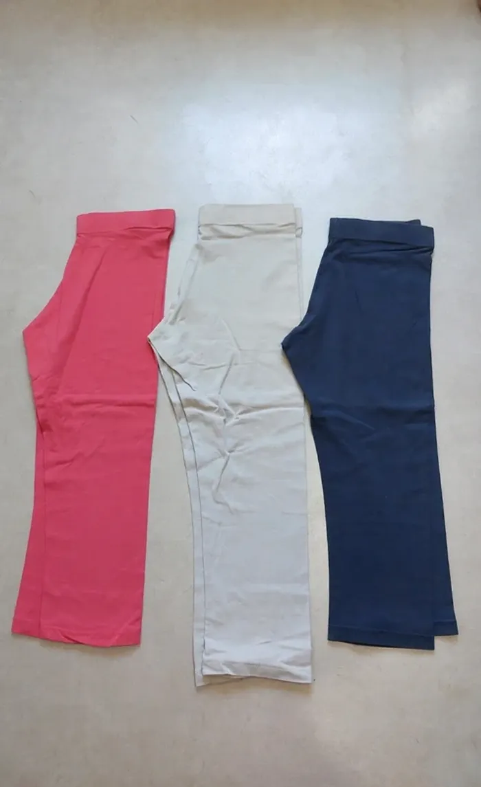 Lot de 3 leggings Camaïeu taille S ou 36