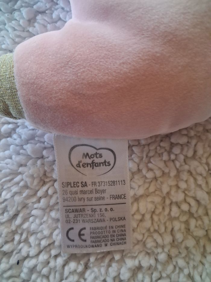 Doudou licorne - Mots d'enfants - photo numéro 6