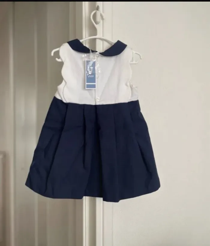 Robe habillée col Claudine Jacadi bébé fille o - photo numéro 4
