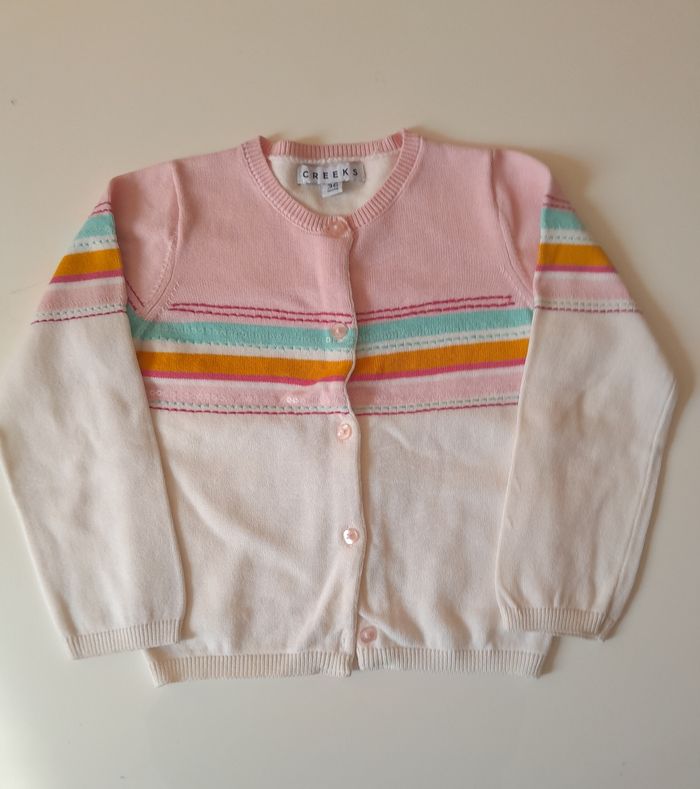 Gilet boutonné 36 mois