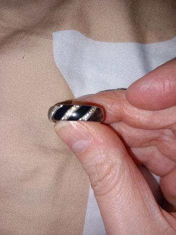 Bague céramique histoire d or