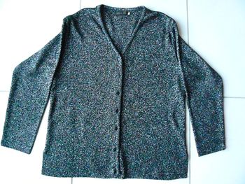 Gilet femme noir argenté Taille L