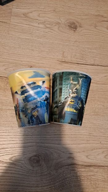 Lot de 2 gobelets 3D Lego