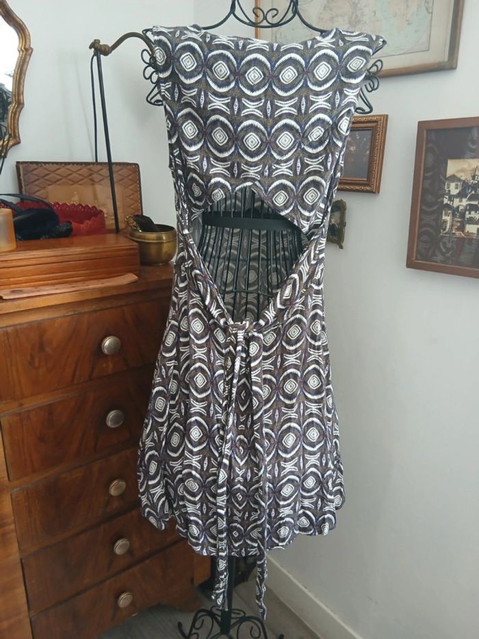 Robe courté d'été dos nu Ethnique Chic - photo numéro 5