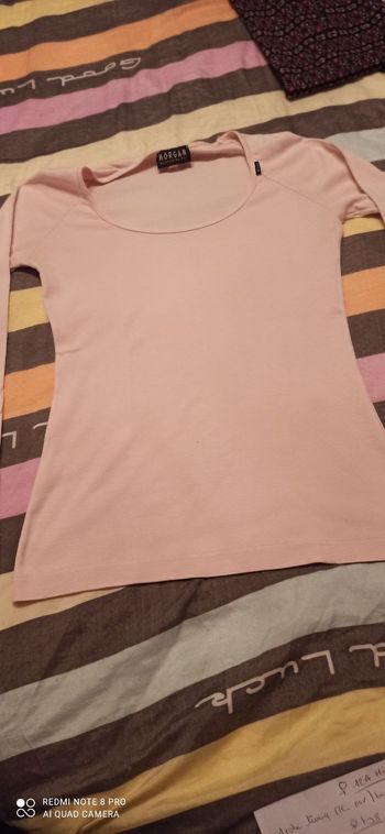 Pull rose morgan t. 38