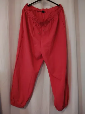 Pantalon fluide rose