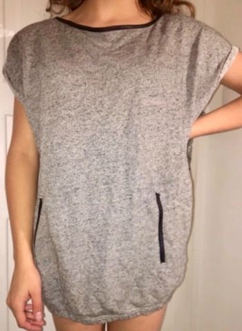 Haut gris chine noir pimkie m