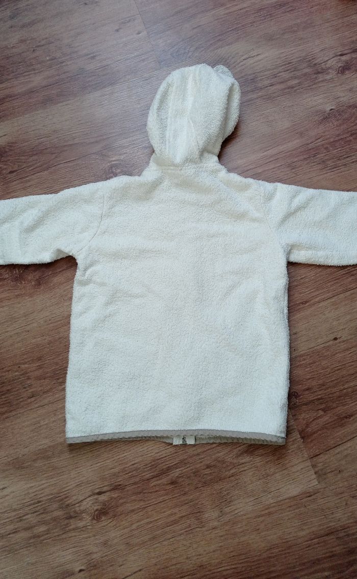 Peignoir éponge, sortie de bain mixte, Kiabi, taille 18 mois - photo numéro 4