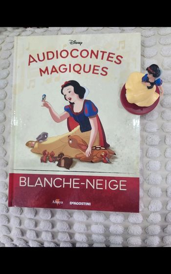7ēme audioconte magique collection altaya deagostini livre et figurine disney audio conte