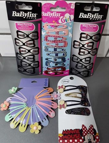 Lot de barrettes