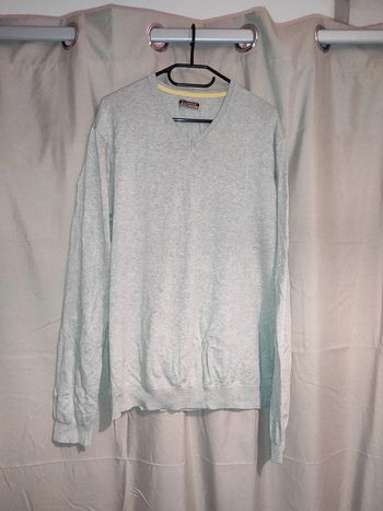 Pull gris clair