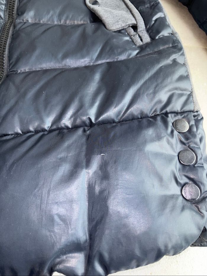 Doudoune bleu marine, grise bi matiere de la marque Vero Moda, taille M - photo numéro 8