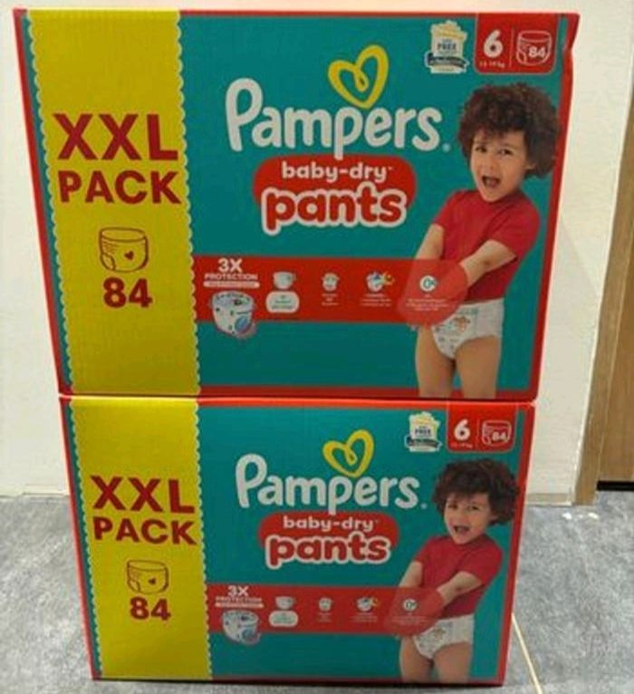 2 cartons xxl pampers pants taille 6