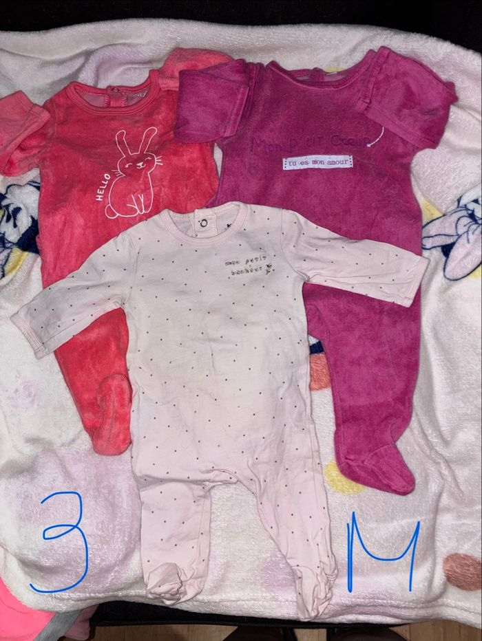 lot 3 mois bébé fille - photo numéro 10