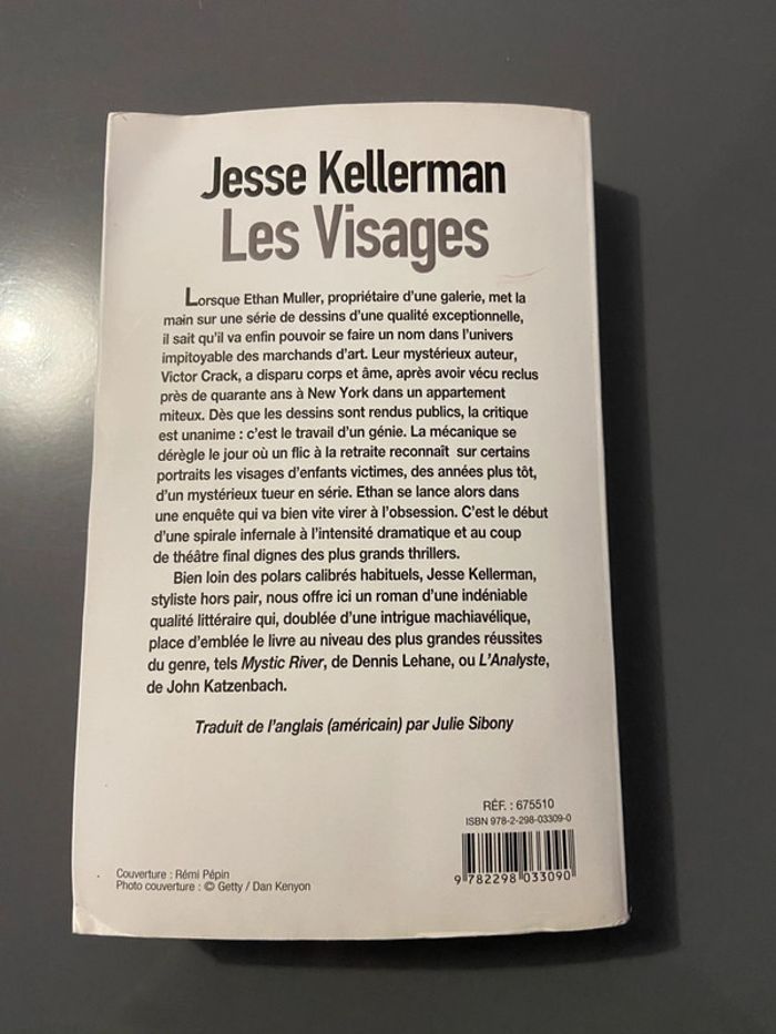 Livre Les Visages Jesse Kellerman - photo numéro 3