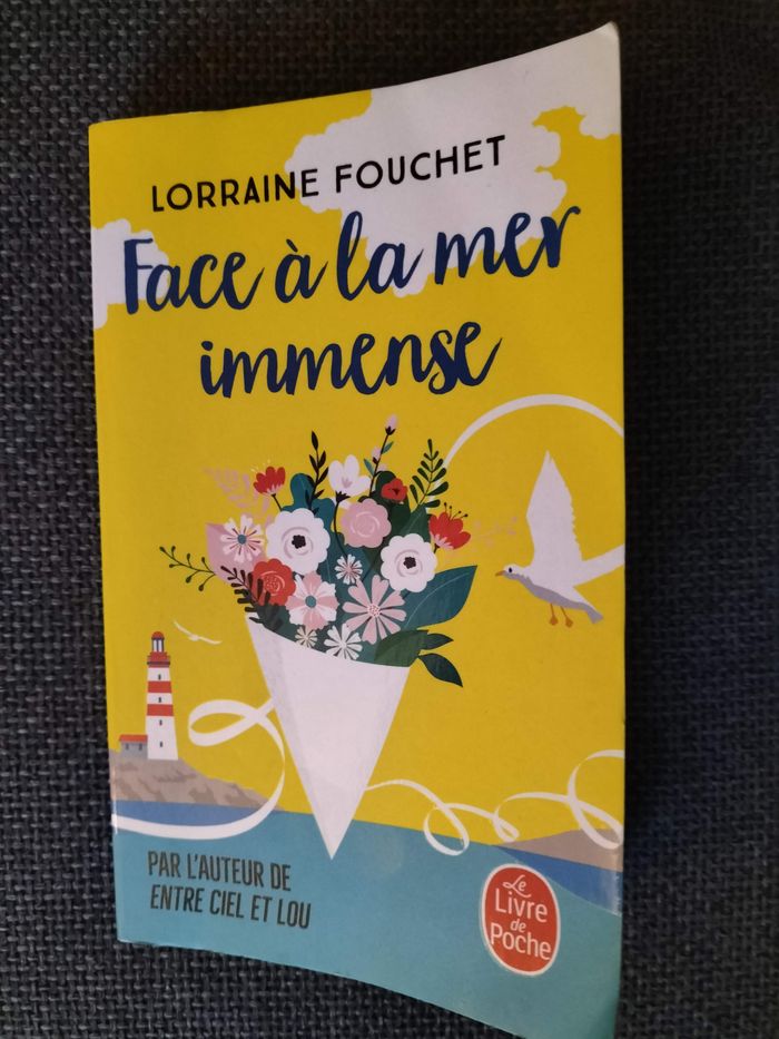 Livre : face à la mer immense - Lorraine Fouchet