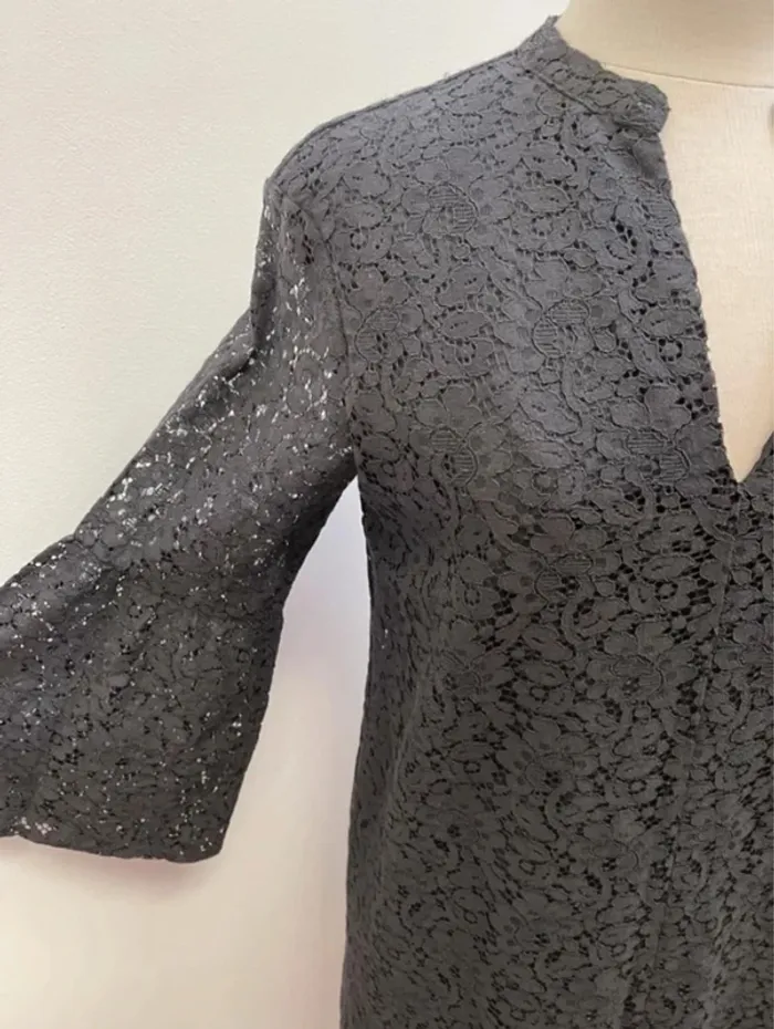 Superbe robe noire en dentelle fluide neuve Monoprix 🌸 S 36 - photo numéro 2