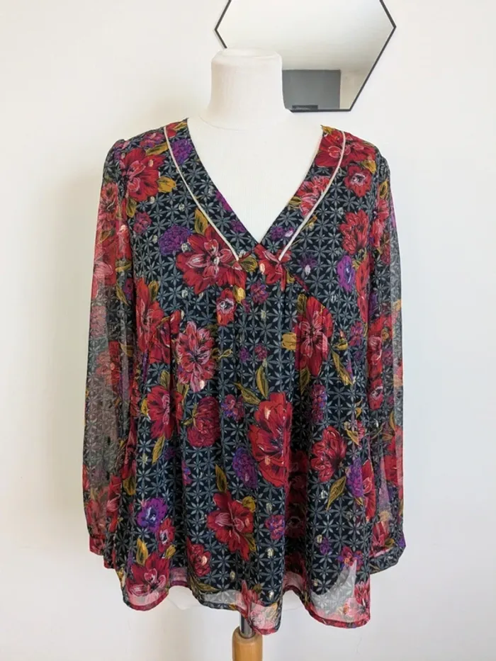 Blouse fleurie T38 : Promod