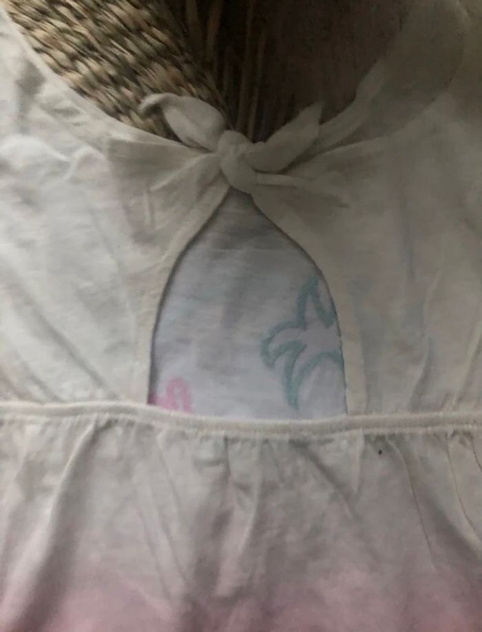 Tee-shirt blanc rose fille Creeks - photo numéro 5
