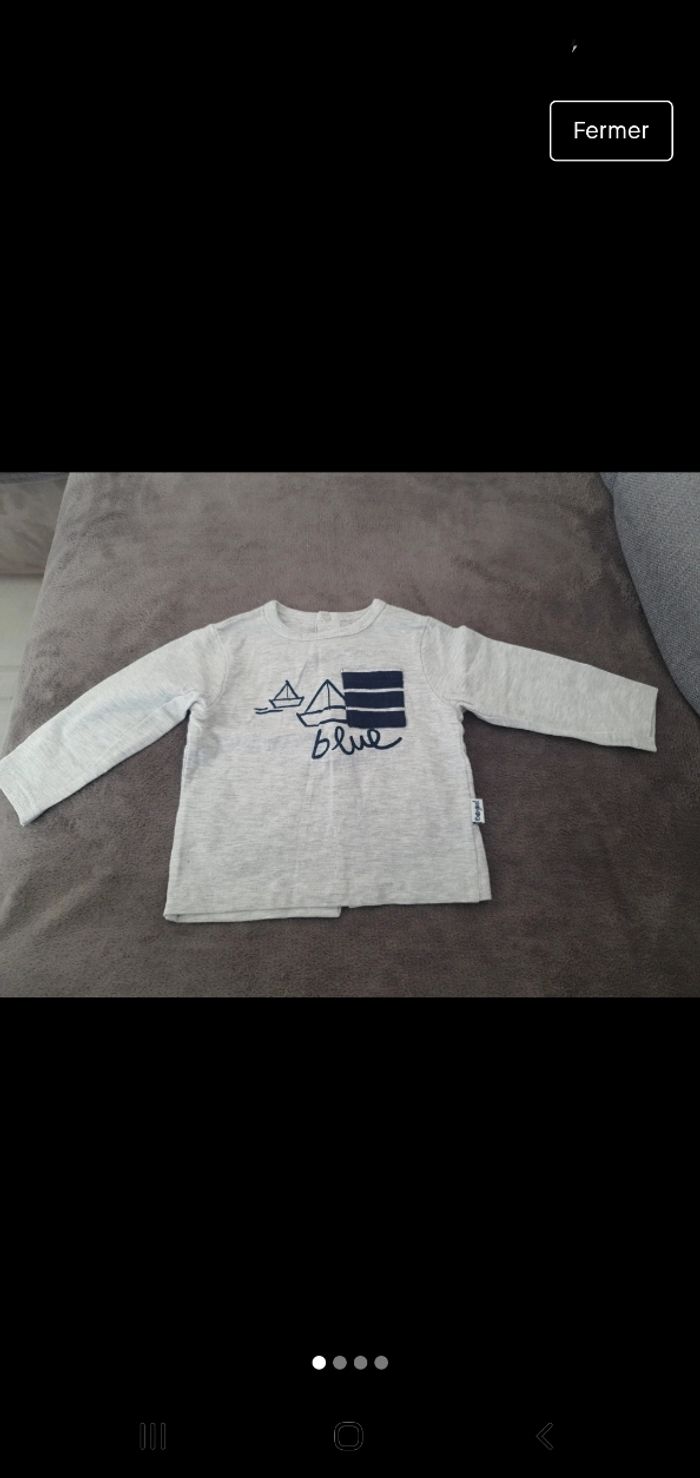 Lot tee shirt manches longues - photo numéro 2