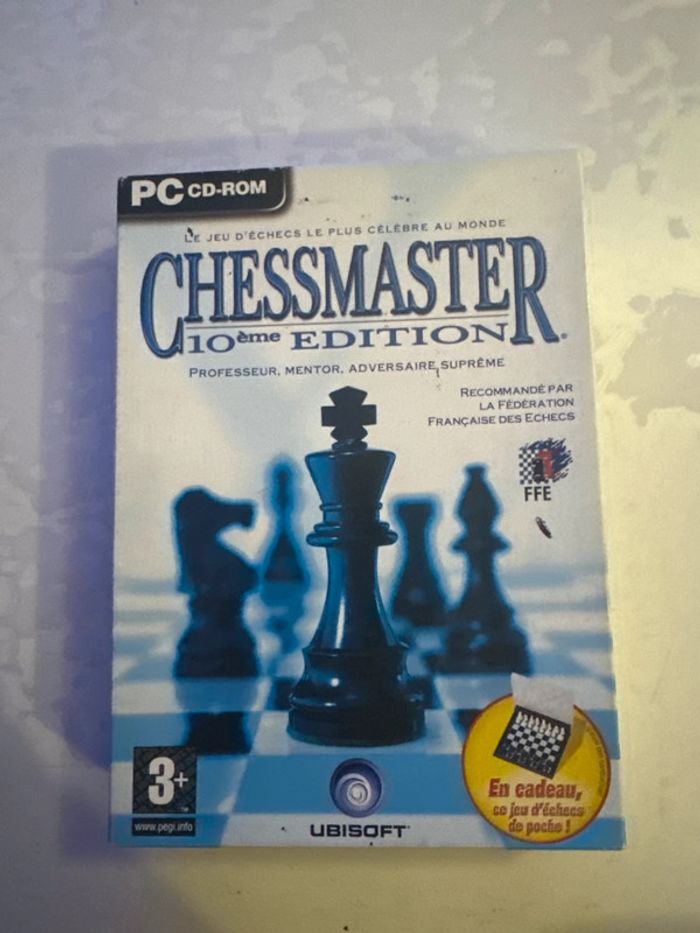 Jeu PC Chessmaster 10ème Édition – Ubisoft – Complet (3 CD)