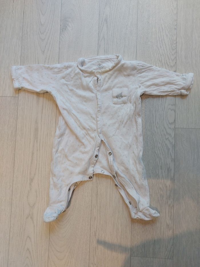 Lot 4 pyjamas 1 pièce coton 1m - photo numéro 2