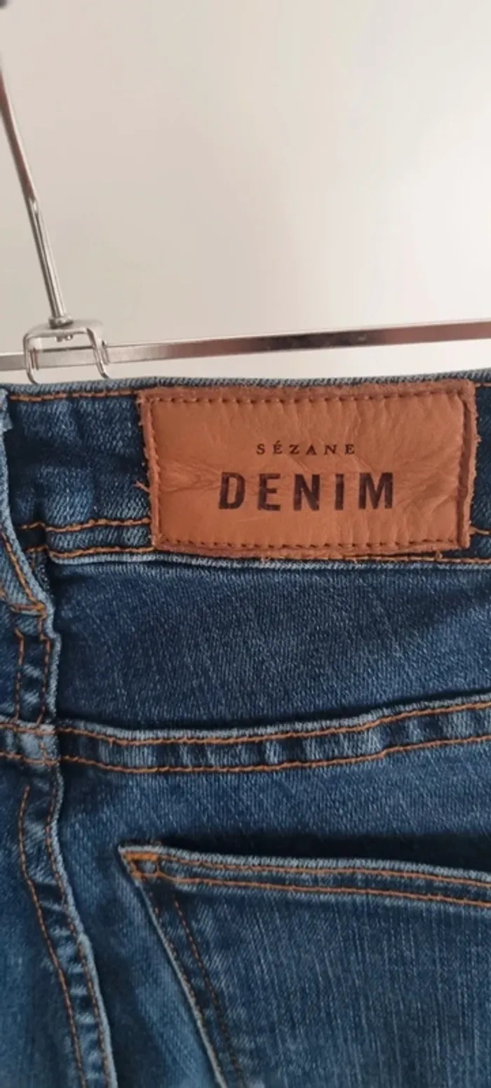 Jean slim bleu sezane 34 - photo numéro 6