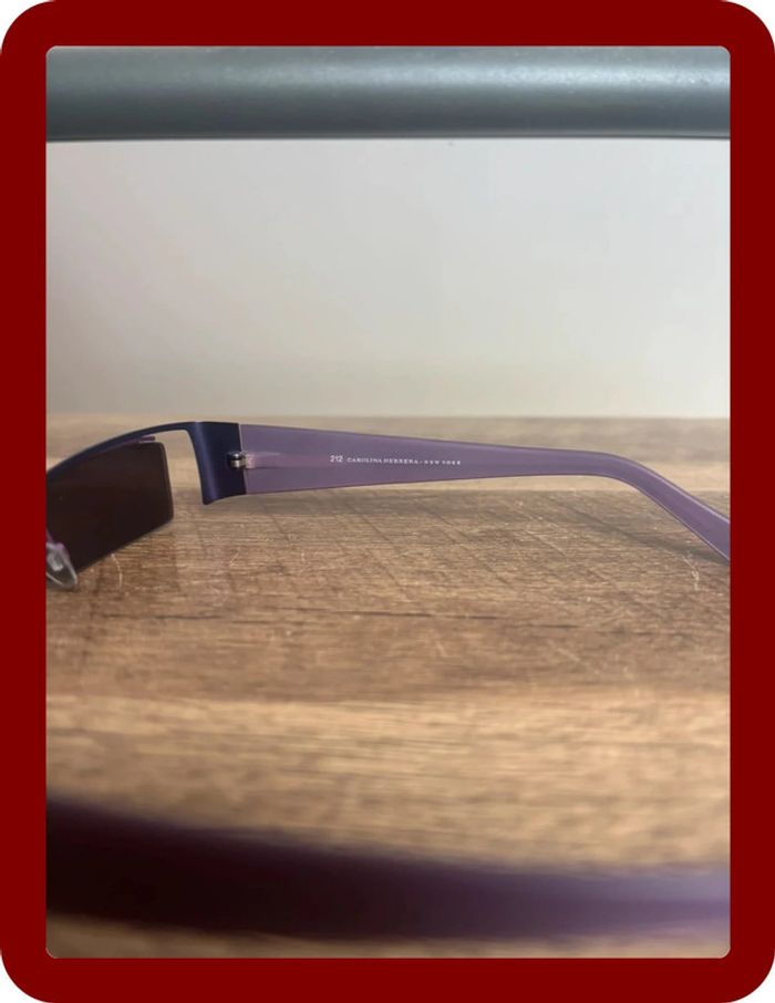 Lunette de soleil carré Carolina Herrera taille unique - photo numéro 4
