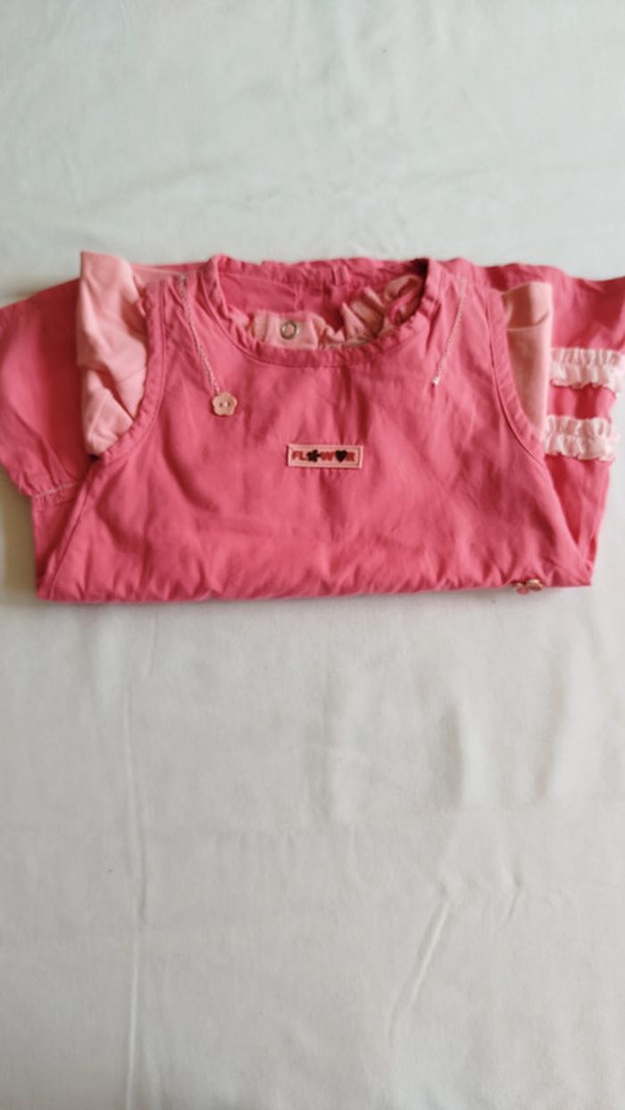 robe rose 3mois