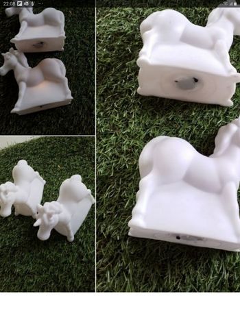 Lot de 2 décorations lumineuses très bon état