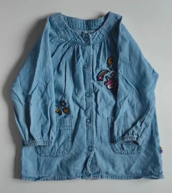Chemise fille en jean  3 ans