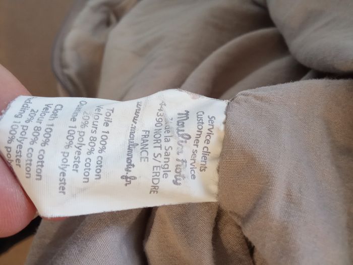 Turbulette gigoteuse bébé fille moulin roty rose perle Tog 3 , 0- 6mois - photo numéro 7