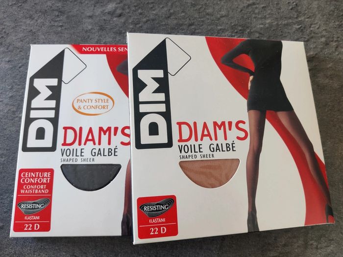 Lot de Diam's noir et beige taille 3