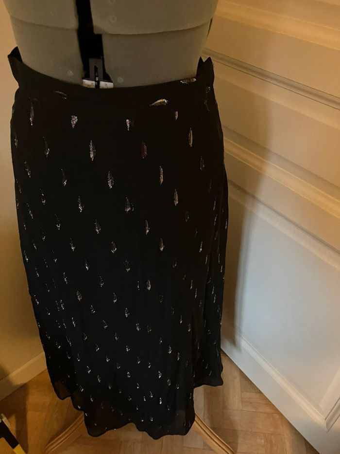 Jupe taille haute soie - photo numéro 5