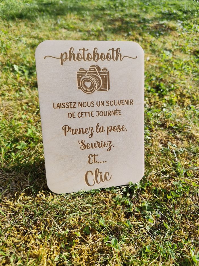 Pancarte mariage photobooth