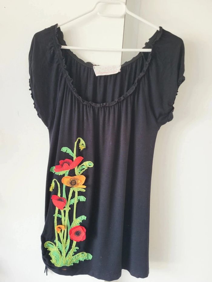 Blouse Manches Courtes Femme Mamatayoe – Taille L – Très Bon État