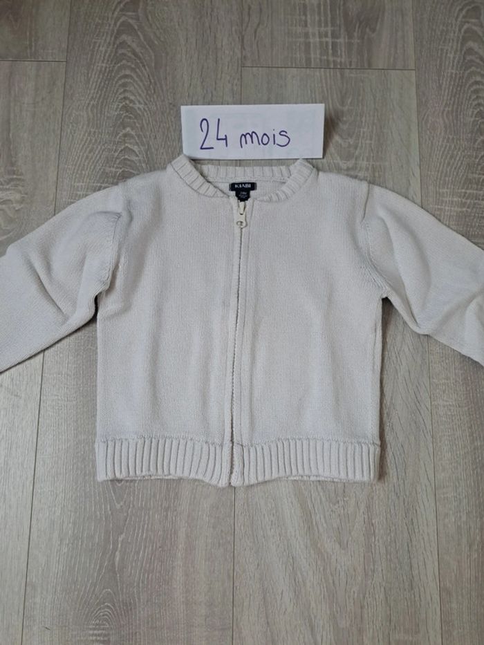 Gilet beige 24 mois