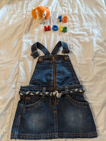 Robe Salopette Jean - 18 mois