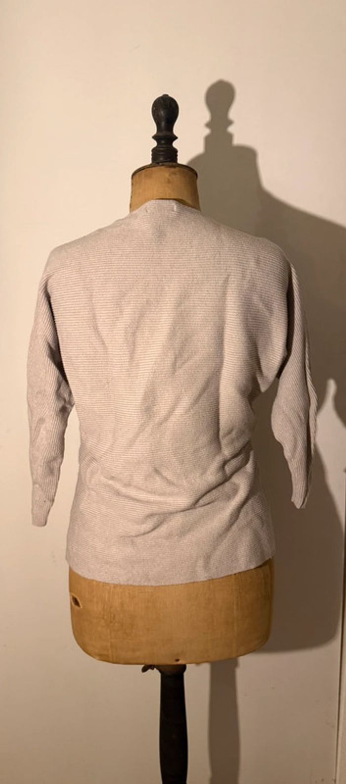 Haut manches 3/4 Mango Basics S beige clair - photo numéro 2