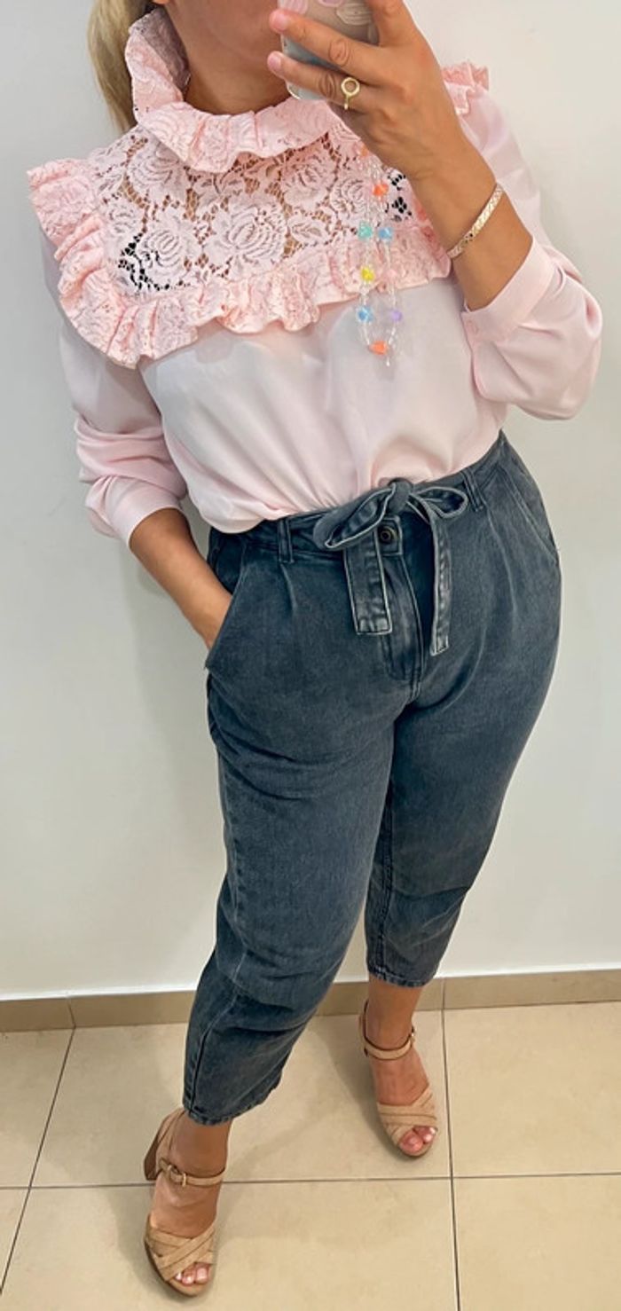 Blouse Claudie Pierlot Modèle Bégonia Taille 38 - photo numéro 3