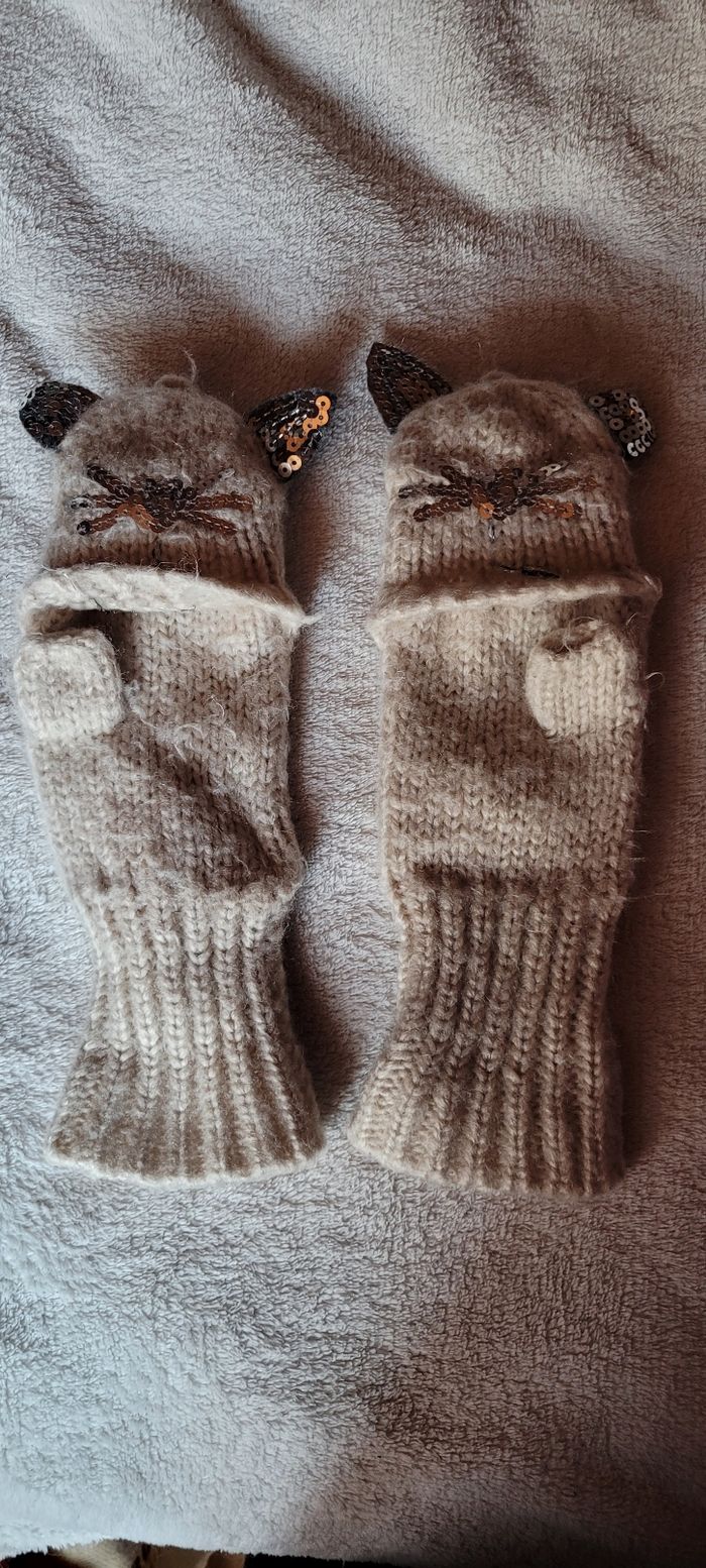 Gants mitennes fille - photo numéro 3