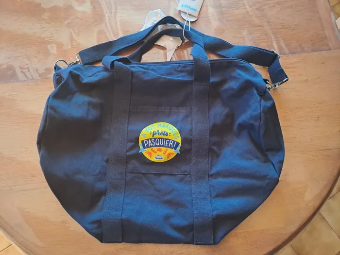 Sac Polochon Toile Recyclée - 20L - Neuf avec Étiquette - 45x20x52 cm