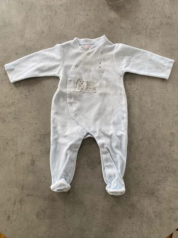 Pyjama velours Noukies 6 mois