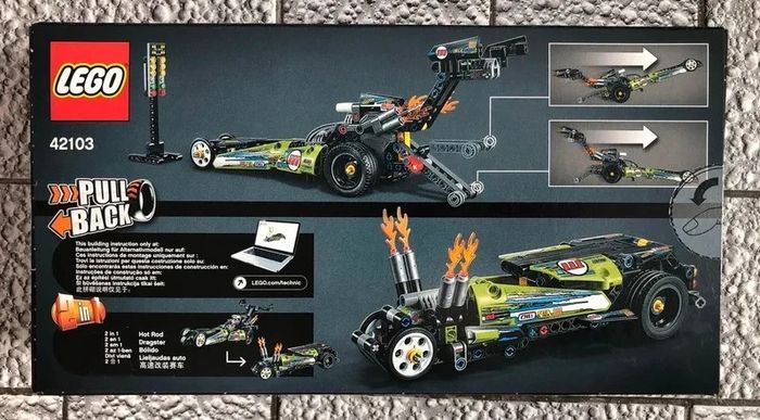 Lego Technic 42103 Le Dragster neuf ds emballage - photo numéro 2
