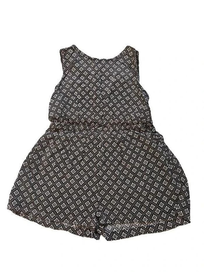 Combi Short Noir  Fleuri - 7/8ans - photo numéro 3