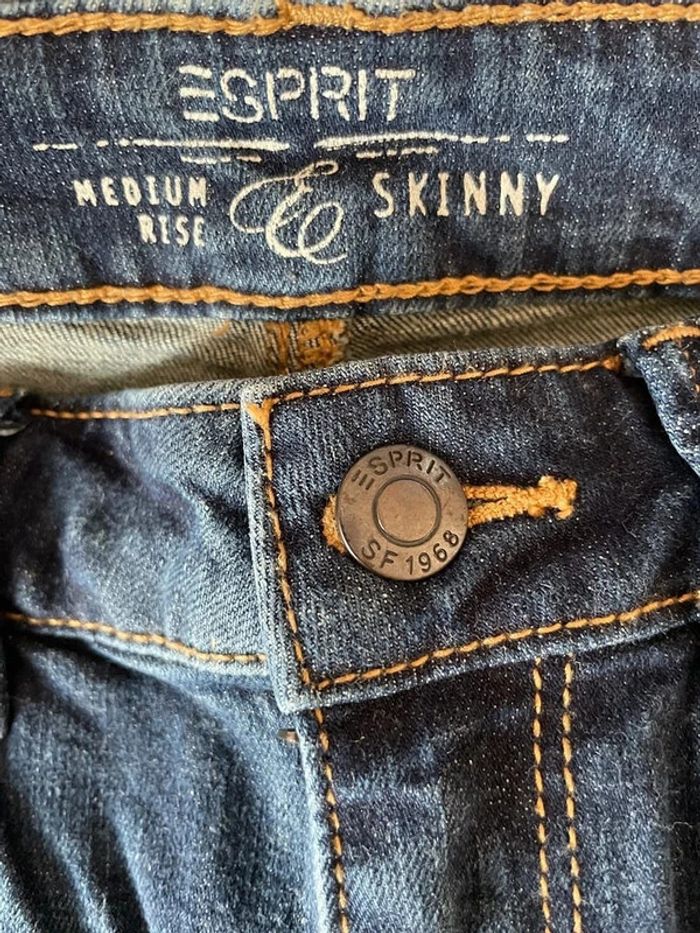 jeans skinny Esprit bleu taille M - photo numéro 3