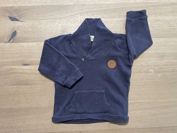 Pull à col bleu tape à l’œil 12 mois