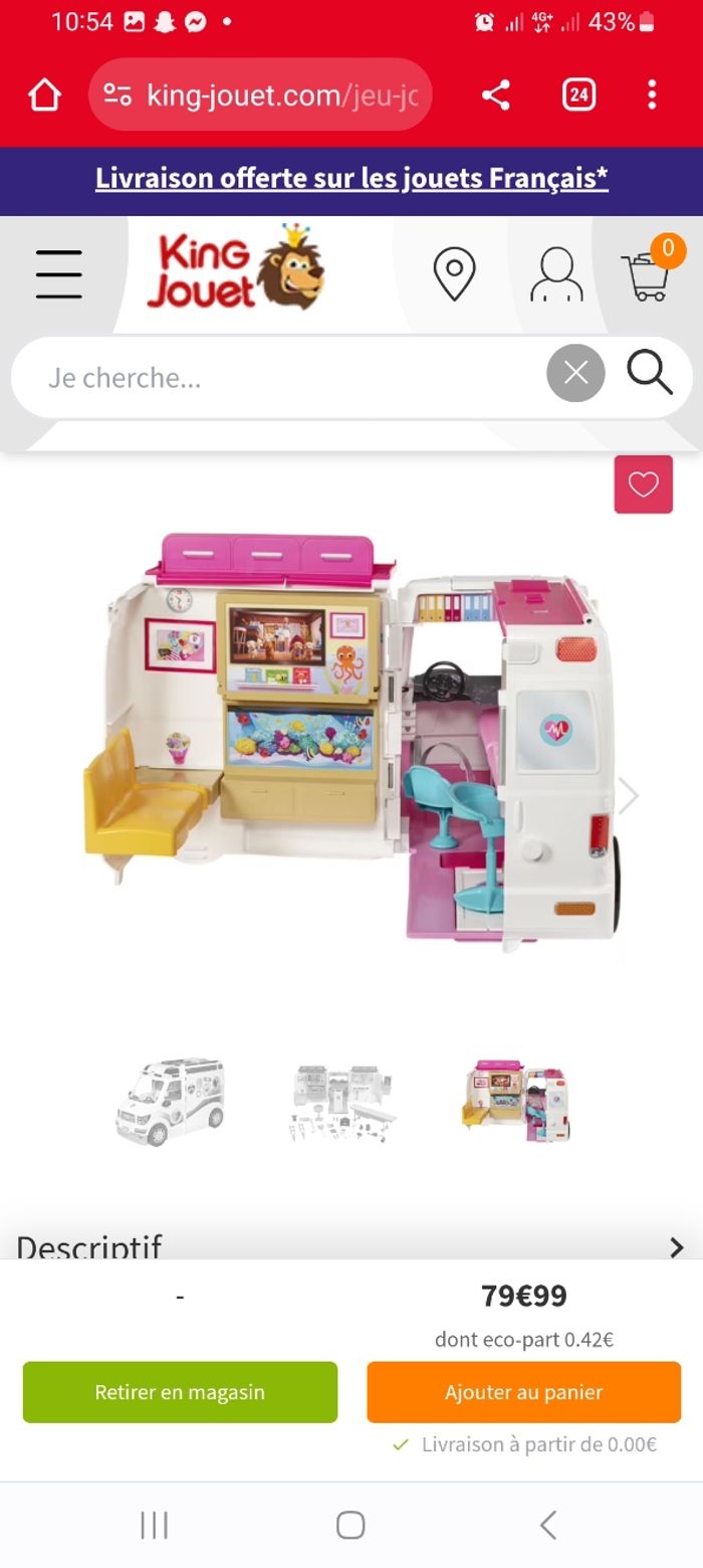 Véhicule médical barbie - photo numéro 6