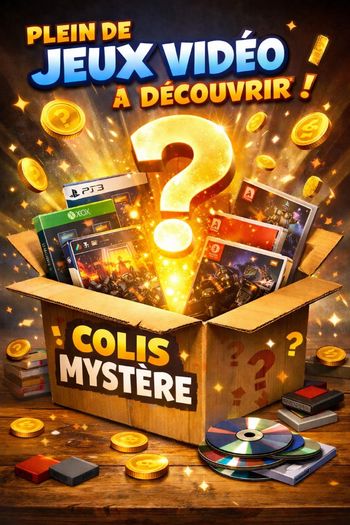 Colis mystère jeux vidéo