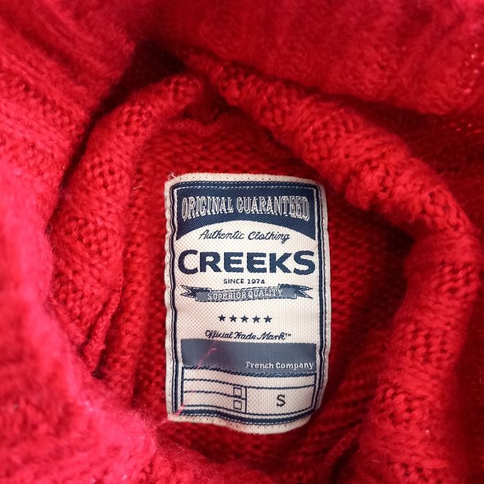 Pull à col roulé femme rouge Creeks taille 36 - photo numéro 6